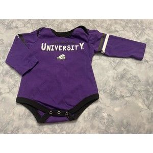TCU Horned Frog Baby Onesie Bodysuit Clothes Outfit, Size 3-6 months